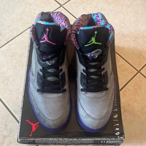 Air Jordan Retro 5 OG Bel Air Men’s Sneakers Size 13 - Picture 3 of 10
